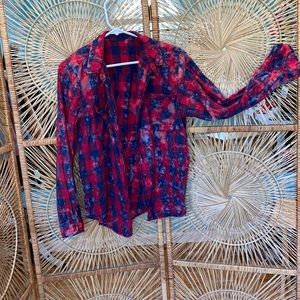 5 For $20 Bleach Dyed Flannel